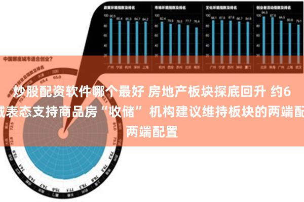 炒股配资软件哪个最好 房地产板块探底回升 约60城表态支持商品房“收储” 机构建议维持板块的两端配置