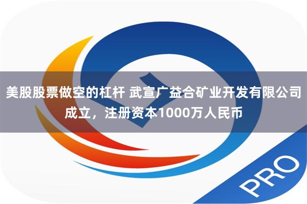 美股股票做空的杠杆 武宣广益合矿业开发有限公司成立，注册资本1000万人民币